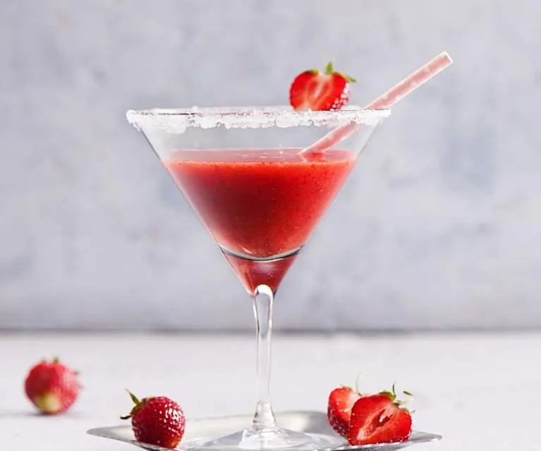 Zdjęcie Jak przygotować pyszny drink truskawkowy w thermomixie krok po kroku