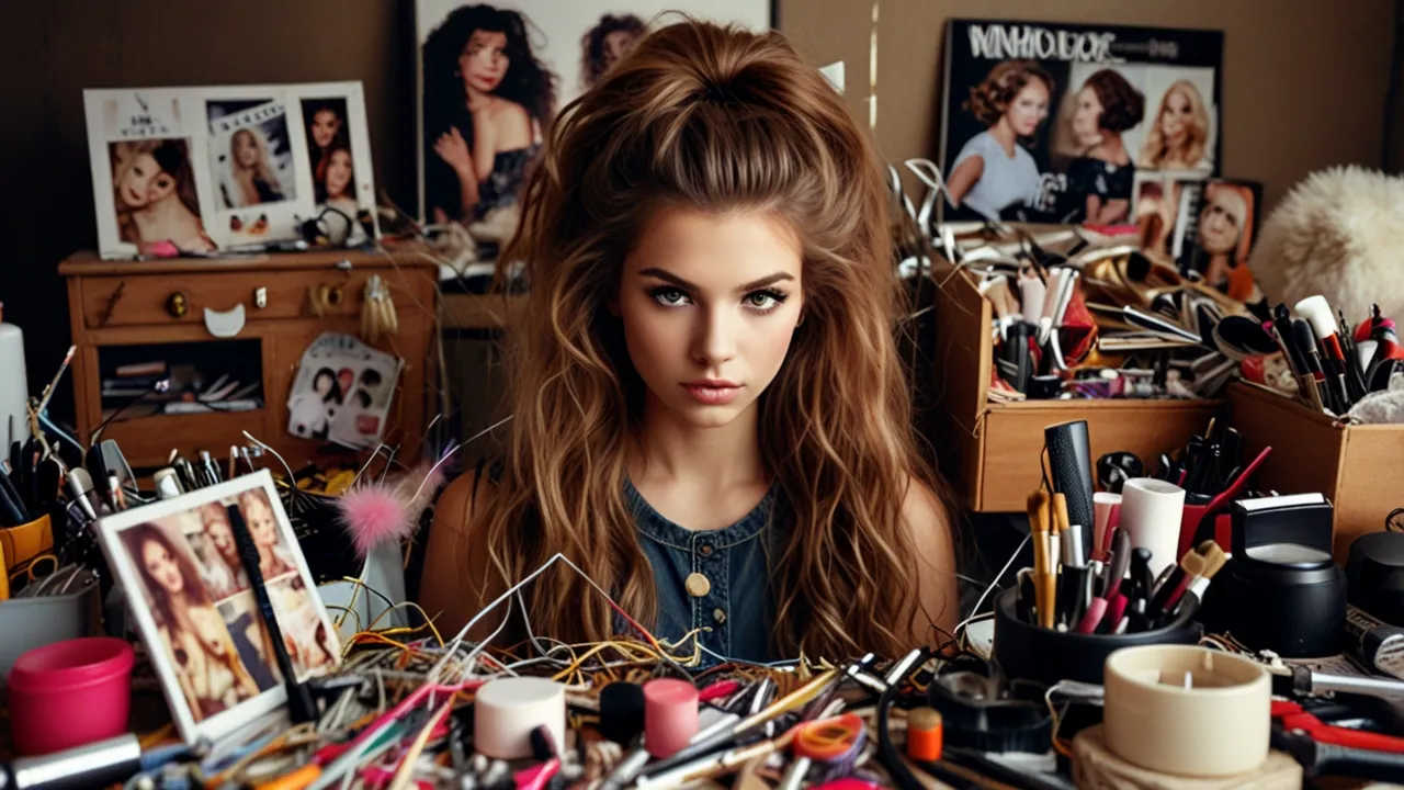 Zdjęcie Modny i łatwy messy look: Stylizacja włosów krok po kroku
