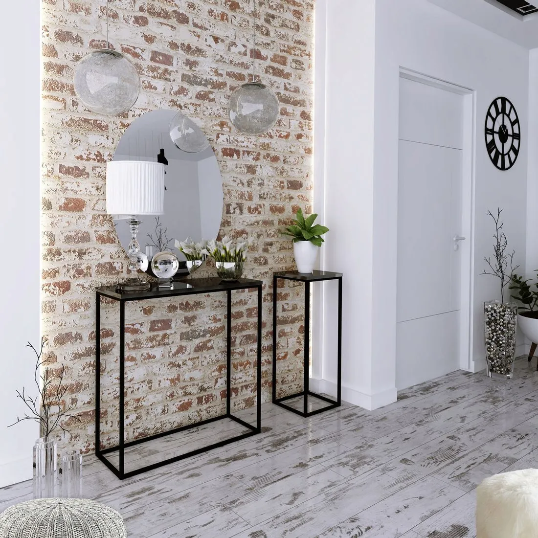 Zdjęcie Co postawić na konsoli w przedpokoju: 10 stylowych pomysłów