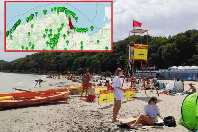 Zdjęcie Gdzie sinice w Bałtyku? Sprawdź niebezpieczne miejsca do kąpieli