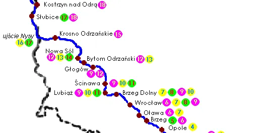 Zdjęcie Trasa rowerowa wzdłuż Odry mapa - odkryj najpiękniejsze szlaki