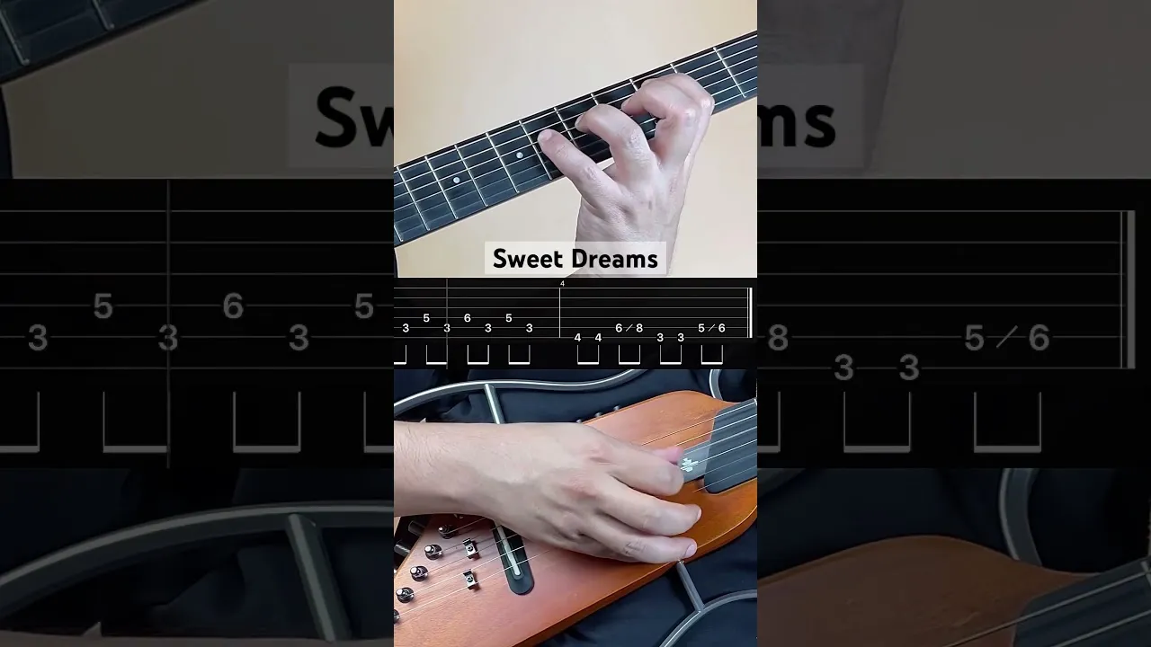 Zdjęcie Sweet Dreams Gitarre spielen: Einfache Akkorde für Anfänger