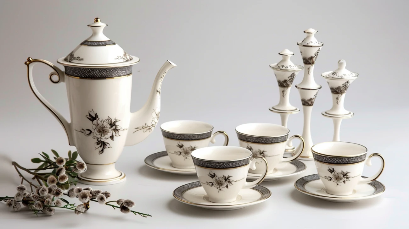 Zdjęcie Zestaw kawowy Chodzież: Odkryj urok i wartość porcelany