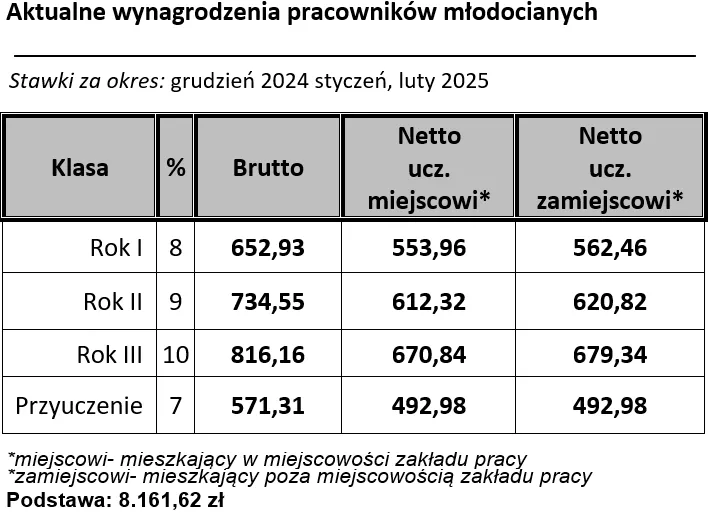Zdjęcie Ile zarabia praktykant w 1 klasie zawodowej? Sprawdź aktualne stawki