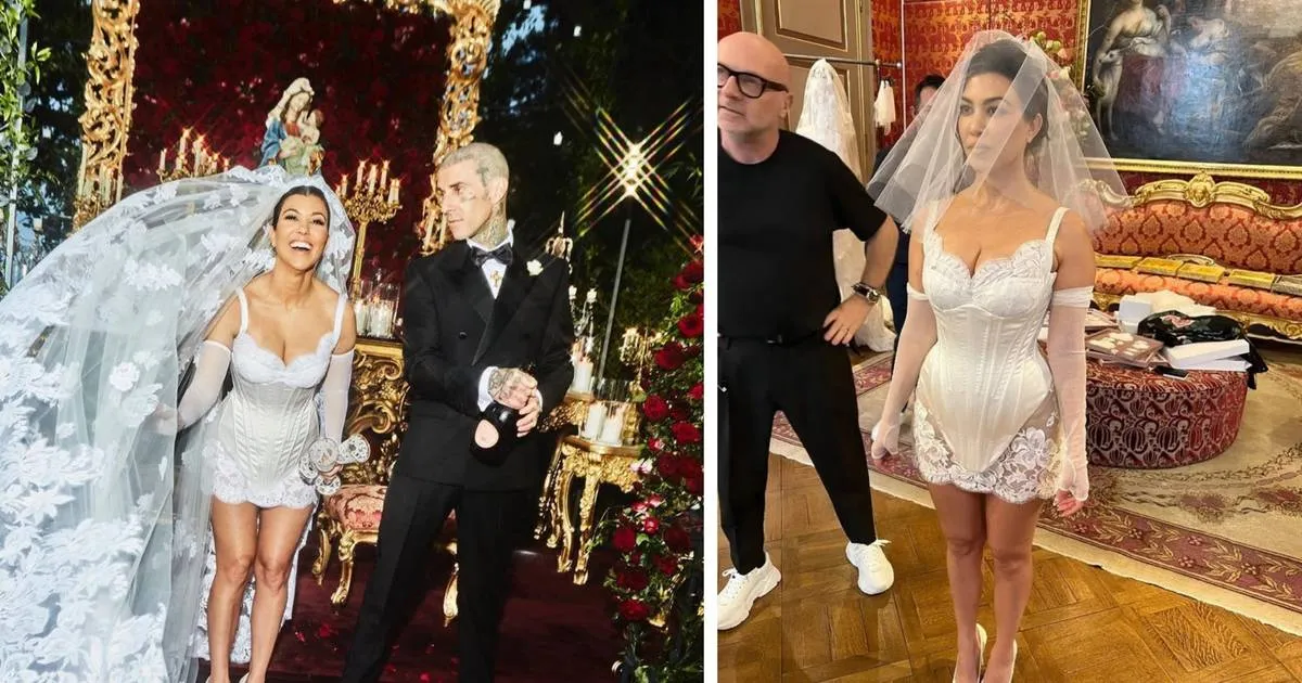 Zdjęcie Suknia ślubna Kim Kardashian: Zaskakujące detale i cena tej ikony mody