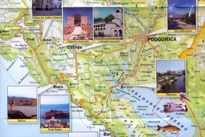Zdjęcie Czarnogóra w pigułce: Mapa turystyczna i najciekawsze atrakcje regionu