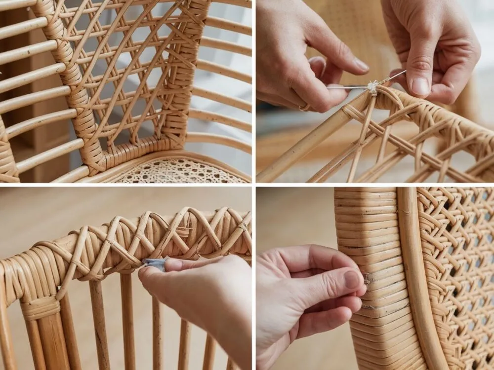 Zdjęcie Jak naprawić krzesła rattanowe i przywrócić im dawny blask
