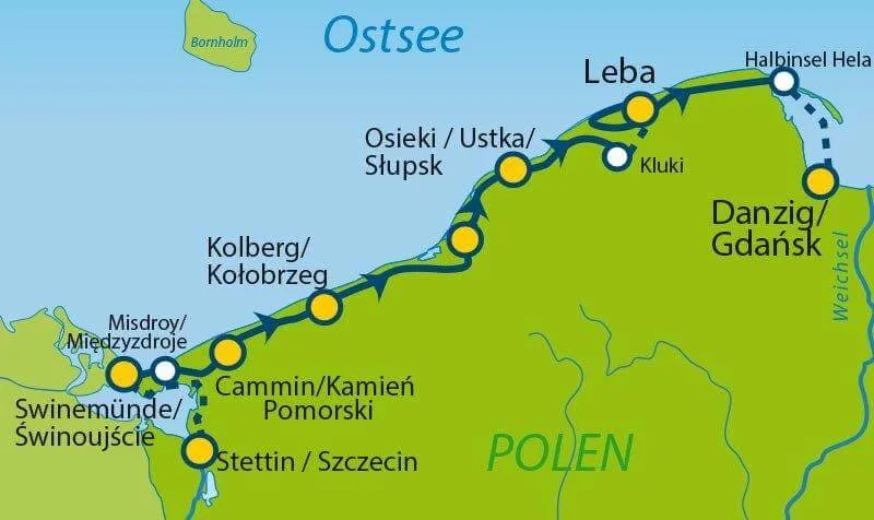 Zdjęcie Gdańsk Łeba ile km? Sprawdź, jak szybko dotrzesz do celu