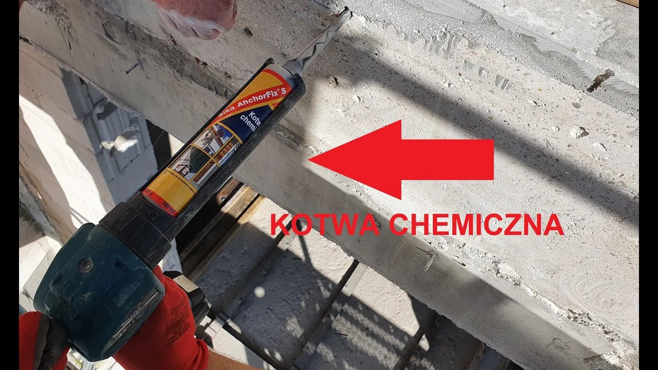 Zdjęcie Montaż kotwy chemicznej w suficie: 9 kluczowych kroków