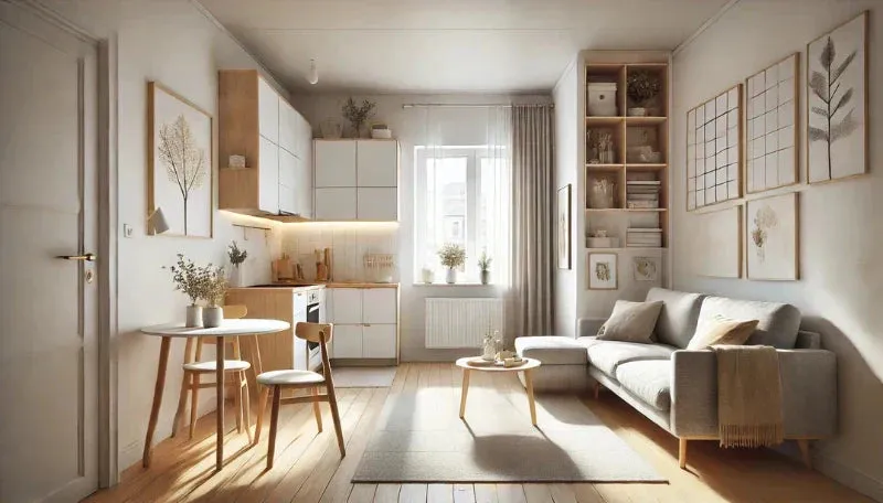 Zdjęcie Jak urządzić małe mieszkanie 30 m, aby wydawało się większe i wygodniejsze
