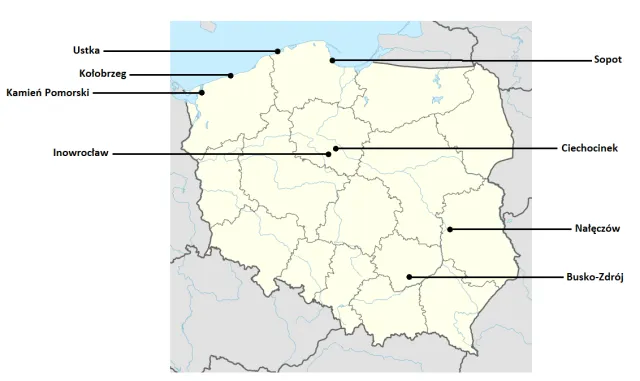 Zdjęcie Gdzie leży Ciechocinek na mapie Polski? Odkryj jego lokalizację