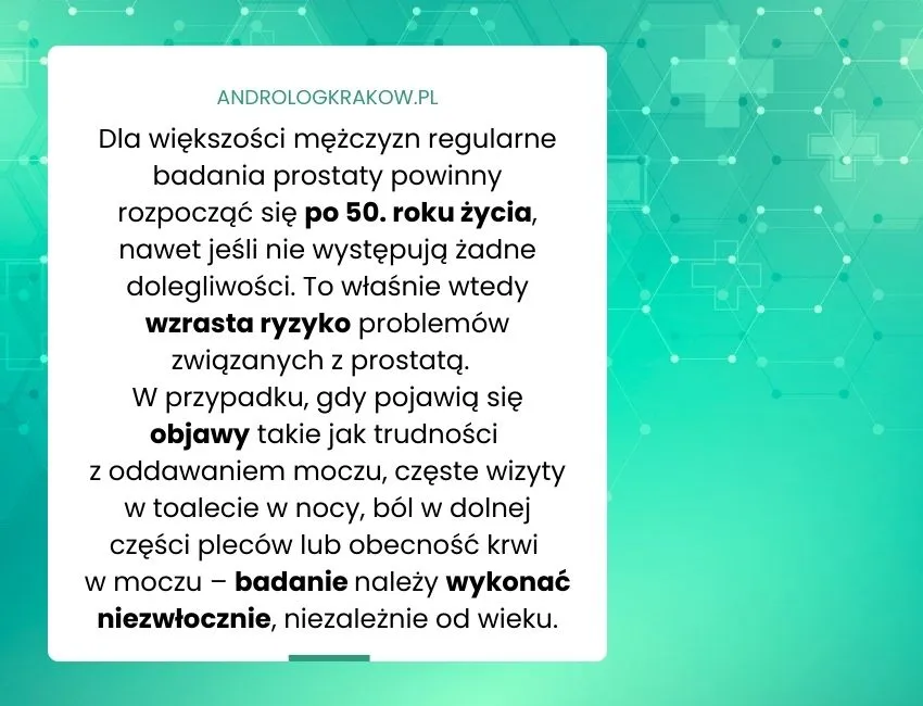 Zdjęcie Prostata w jakim wieku powinieneś zacząć badania, aby uniknąć ryzyka