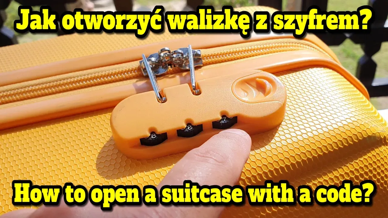 Zdjęcie Jak zmienić kod w walizce Puccini i zwiększyć bezpieczeństwo bagażu