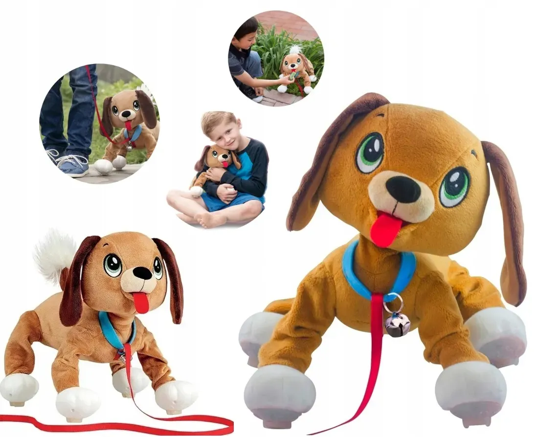 Zdjęcie Pluszowe pieski jak żywe – emocjonalne wsparcie i radość dla dzieci