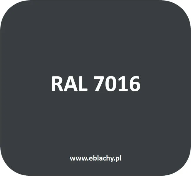 Zdjęcie RAL 7016: Odkryj tajemnice szarego antracytowego koloru