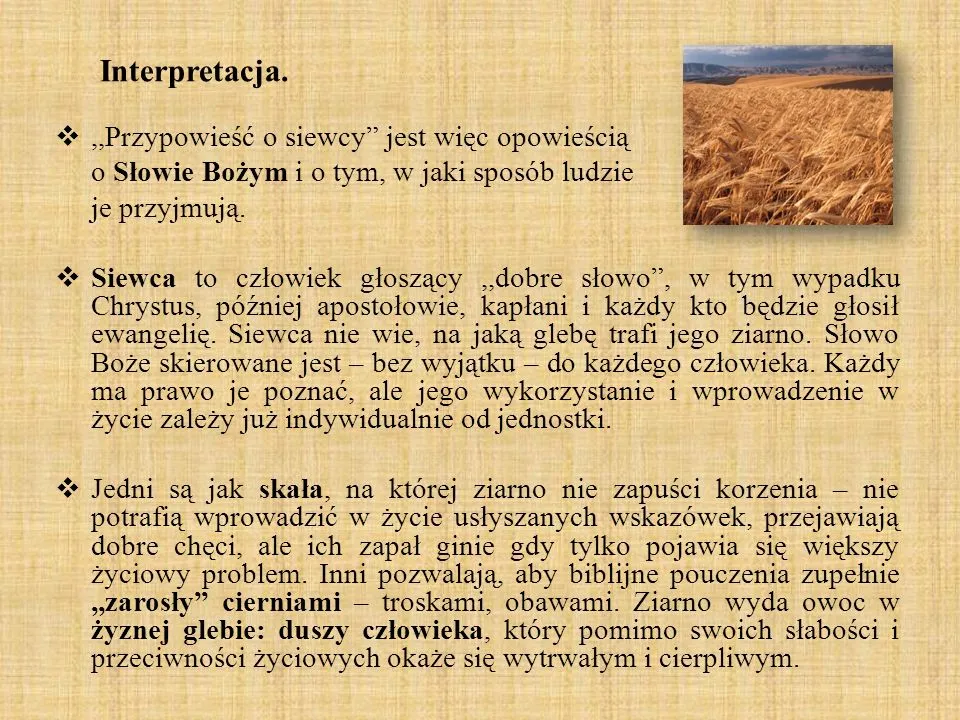 Zdjęcie Przypowieść o siewcy: zrozumienie jej głębokiego znaczenia w życiu