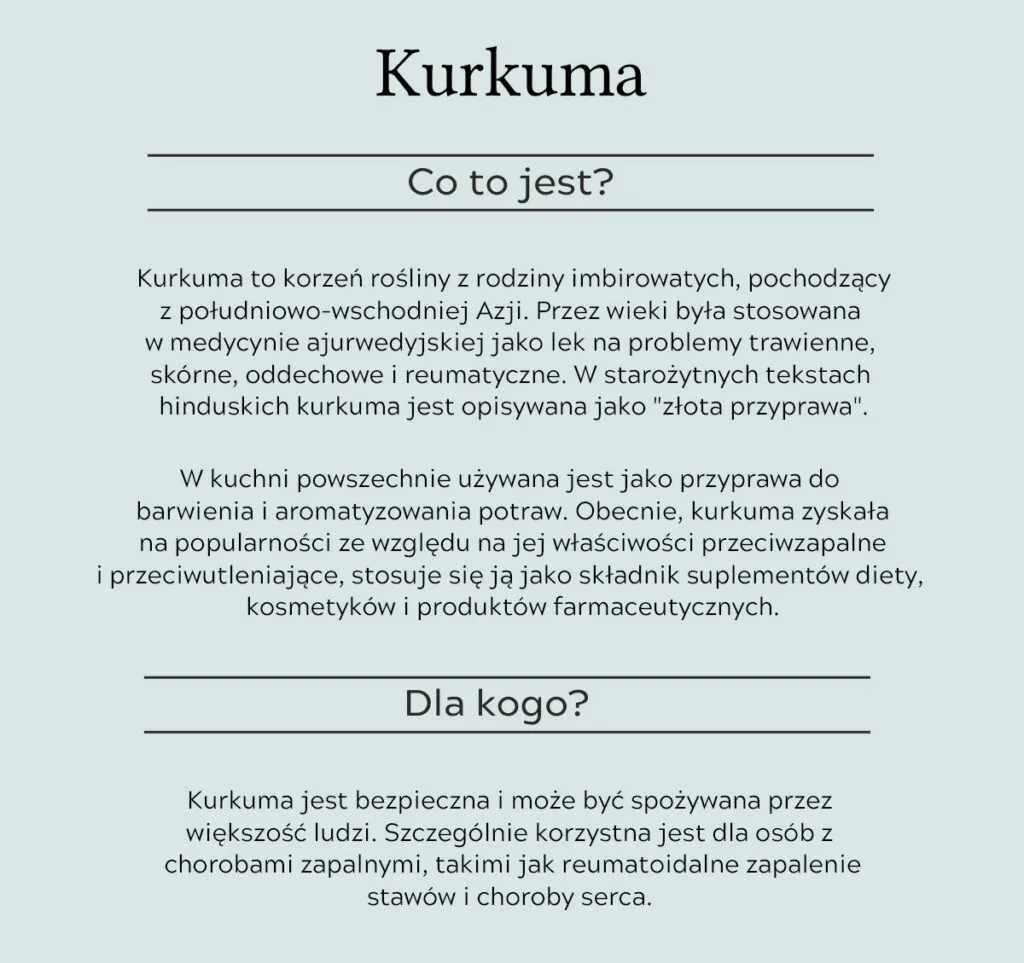Zdjęcie  Jakie właściwości zdrowotne ma kurkuma? Na co pomaga korzeń kurkumy?