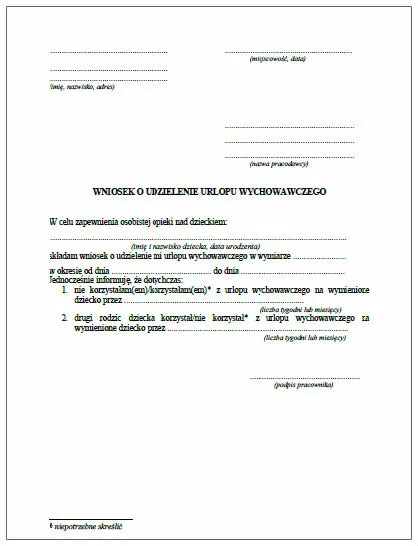 Zdjęcie Urlop wychowawczy do którego roku życia dziecka? Sprawdź, co musisz wiedzieć