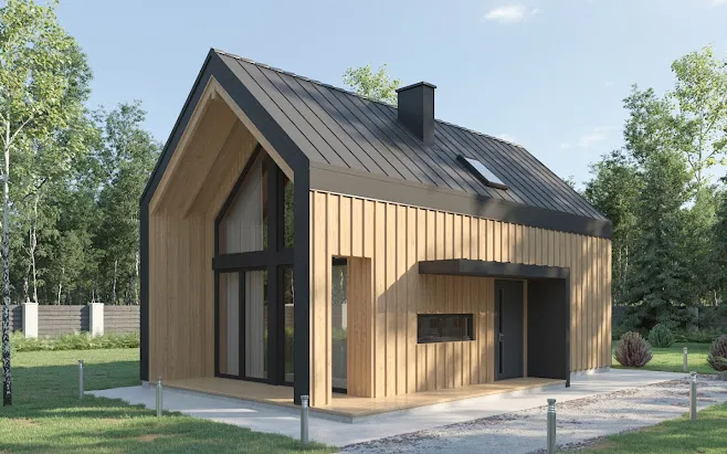 Zdjęcie Projekty domów dach dwuspadowy - tanie i funkcjonalne rozwiązania budowlane