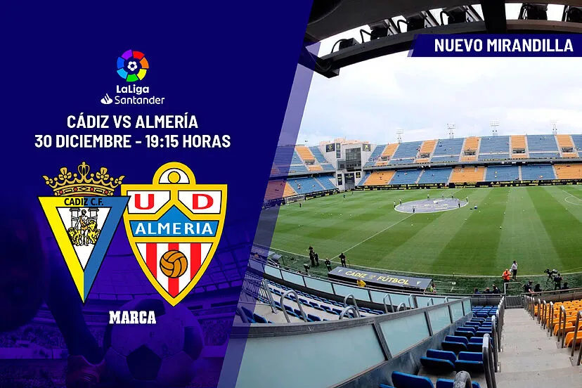 Zdjęcie Posiciones de UD Almería contra Cádiz CF: estadísticas sorprendentes del partido