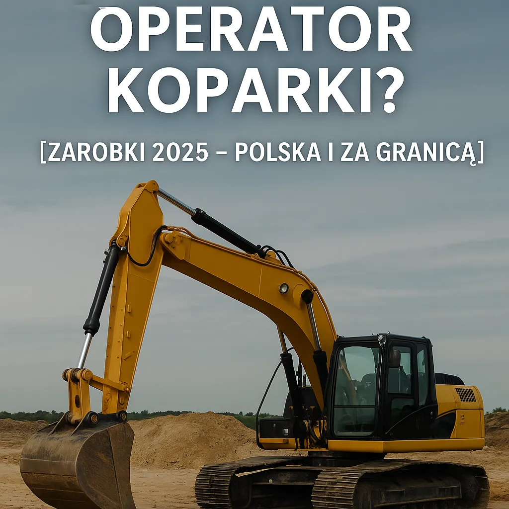 Zdjęcie Ile zarabia operator koparki? Zaskakujące fakty o wynagrodzeniach