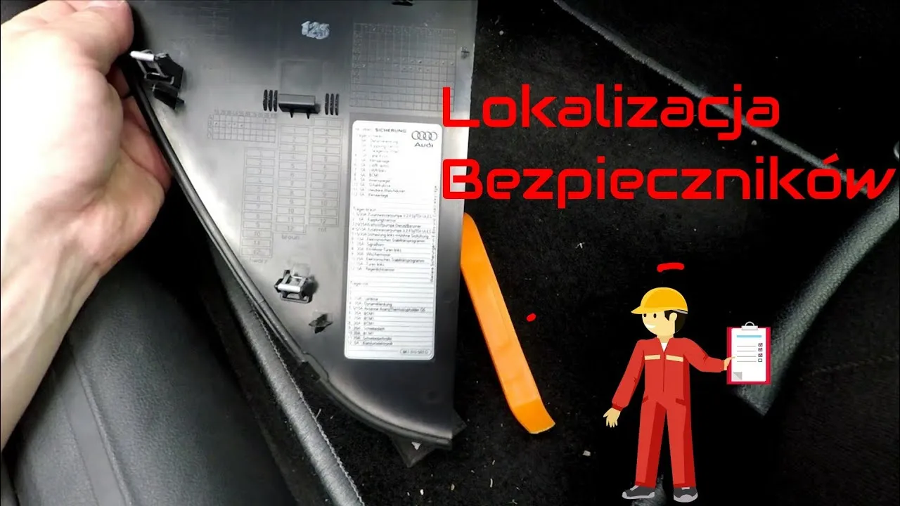 Zdjęcie Gdzie są bezpieczniki w Audi A4 B7? Prosty sposób na dostęp