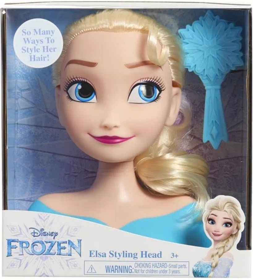 Zdjęcie Elsa z Krainy Lodu: Idealna głowa do stylizacji włosów dla małych fryzjerek