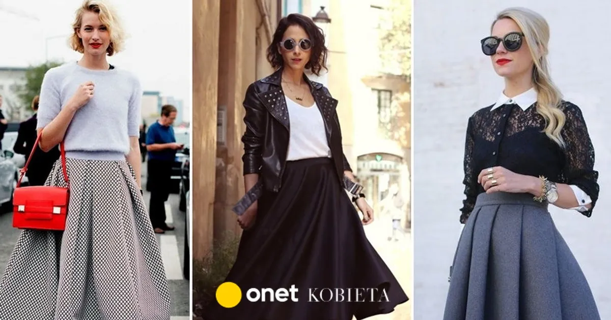 Zdjęcie Stylizacje z rozkloszowaną spódnicą, które podkreślą twoją sylwetkę