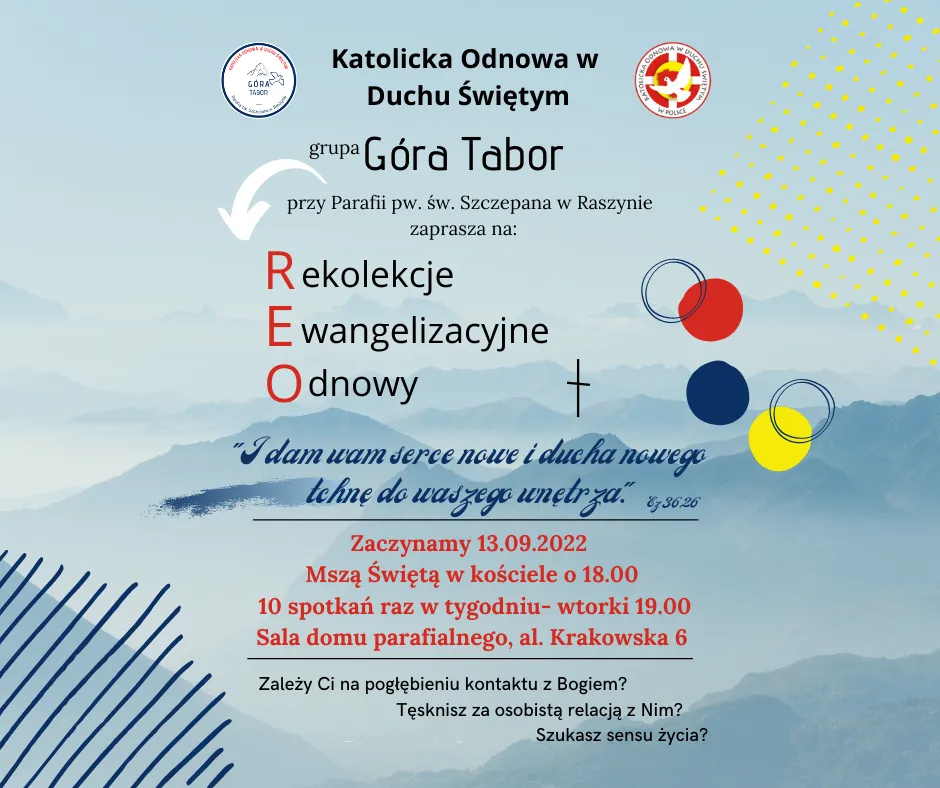 Zdjęcie Rekolekcje odnowy w duchu świętym 2022 – informacje, program i doświadczenia uczestników