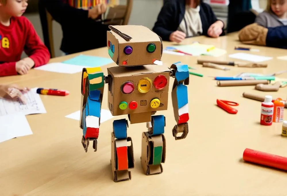Zdjęcie Jak zrobić strój robota z kartonu - łatwe kroki do kreatywnego kostiumu