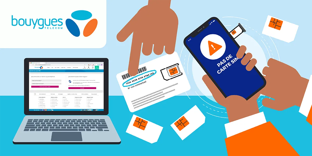 Zdjęcie Comment activer une carte sim Bouygues facilement et sans erreur