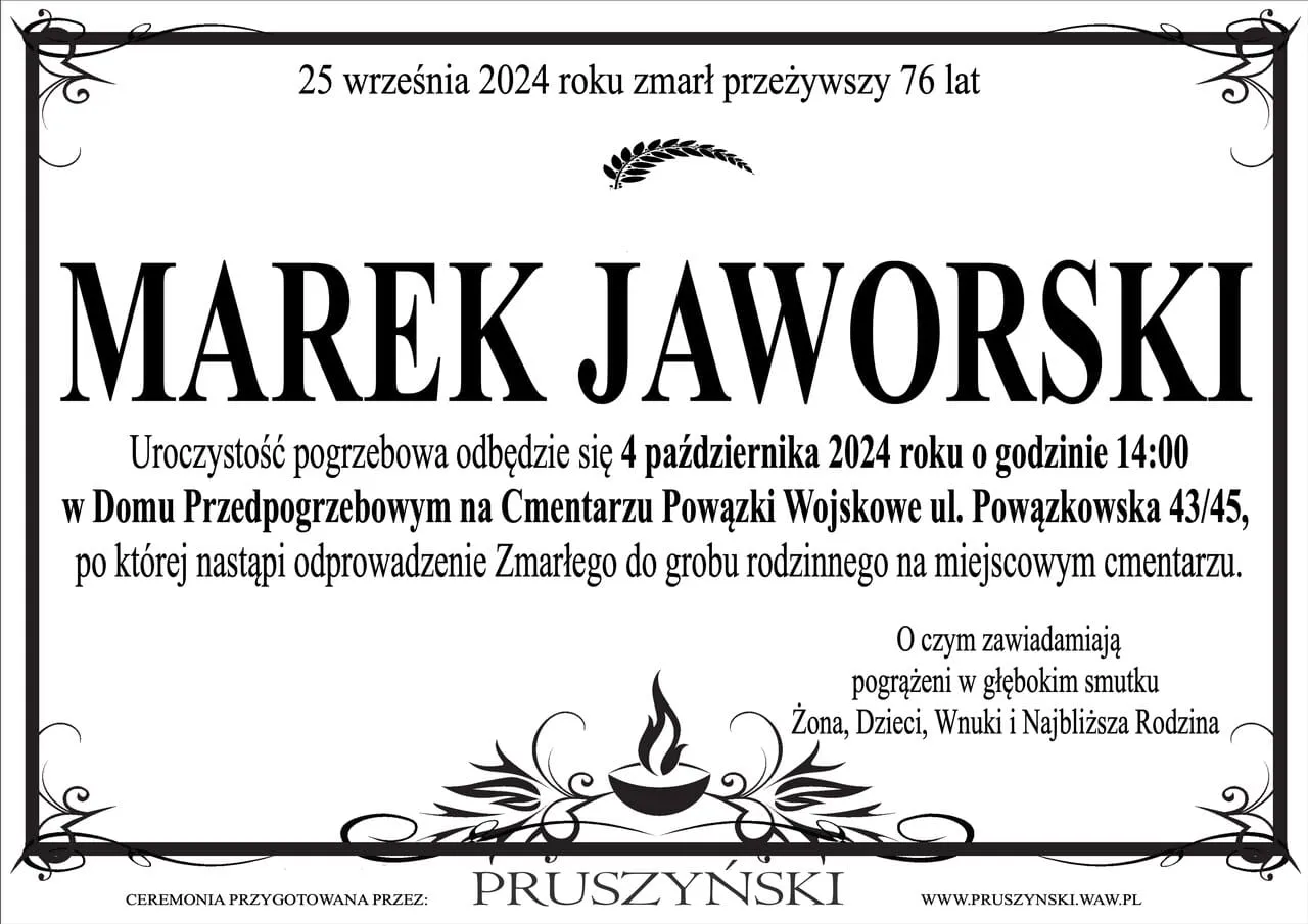 Zdjęcie Jak sprawdzić datę pogrzebu w Warszawie i nie przegapić ważnych informacji