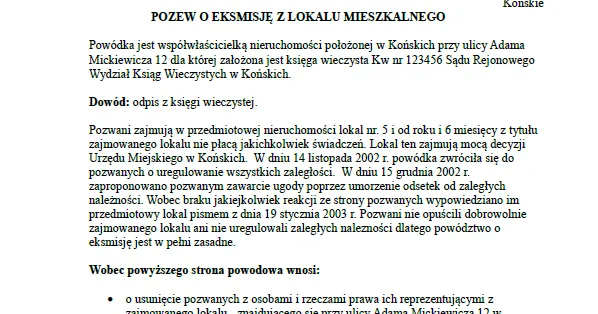 Zdjęcie Pozew o eksmisję: ile trwa proces i jak go przyspieszyć?
