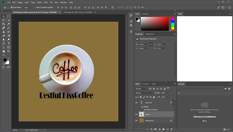 Zdjęcie Jak zrobić logo w Photoshop - krok po kroku dla początkujących