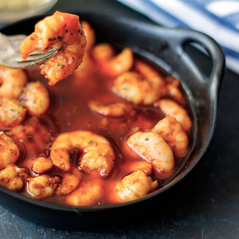 Zdjęcie Cómo se hacen las gambas al pin pin de forma fácil y deliciosa