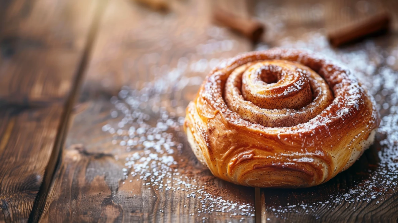 Zdjęcie Czy delikatne ciasto cynamonkowe oczaruje twoje podniebienie?