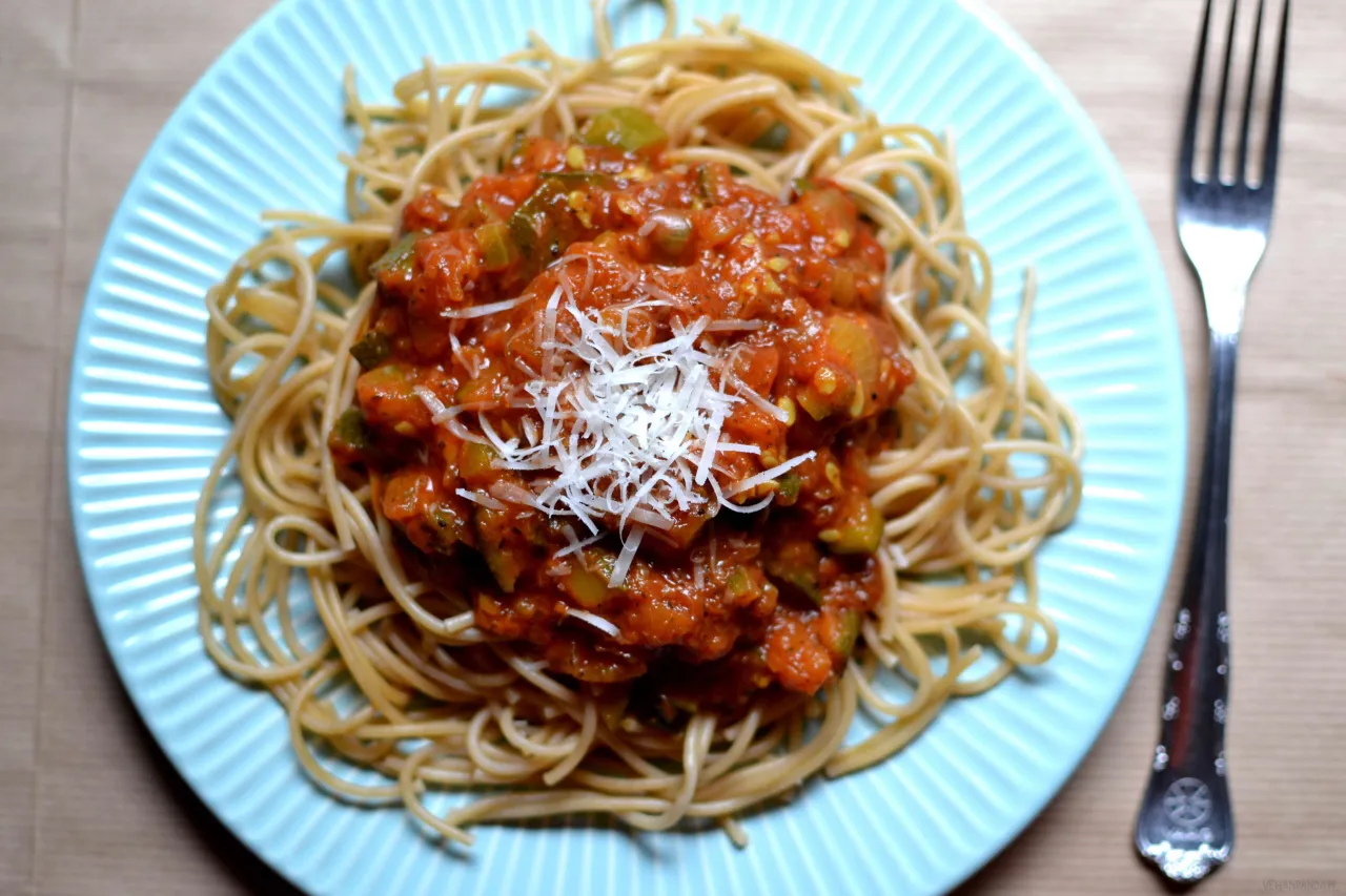 Zdjęcie Prosty sos do spaghetti z cukinią – zdrowa alternatywa dla tradycyjnych sosów