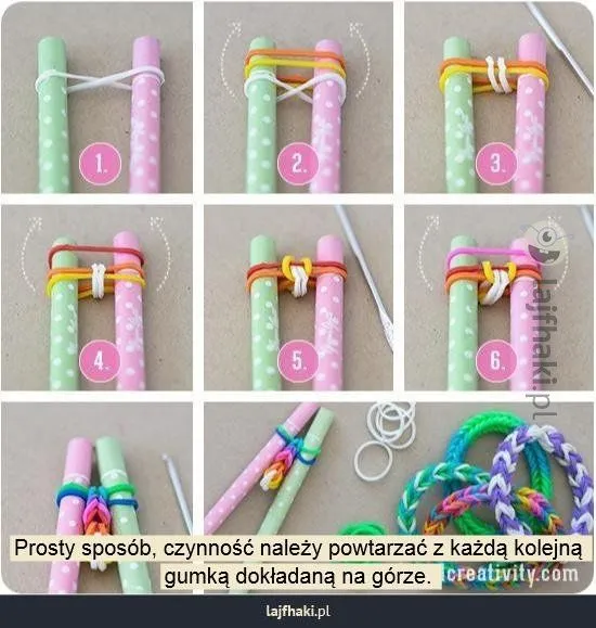 Zdjęcie Jak zrobić bransoletkę z gumek? Łatwy sposób dla początkujących rękodzielników