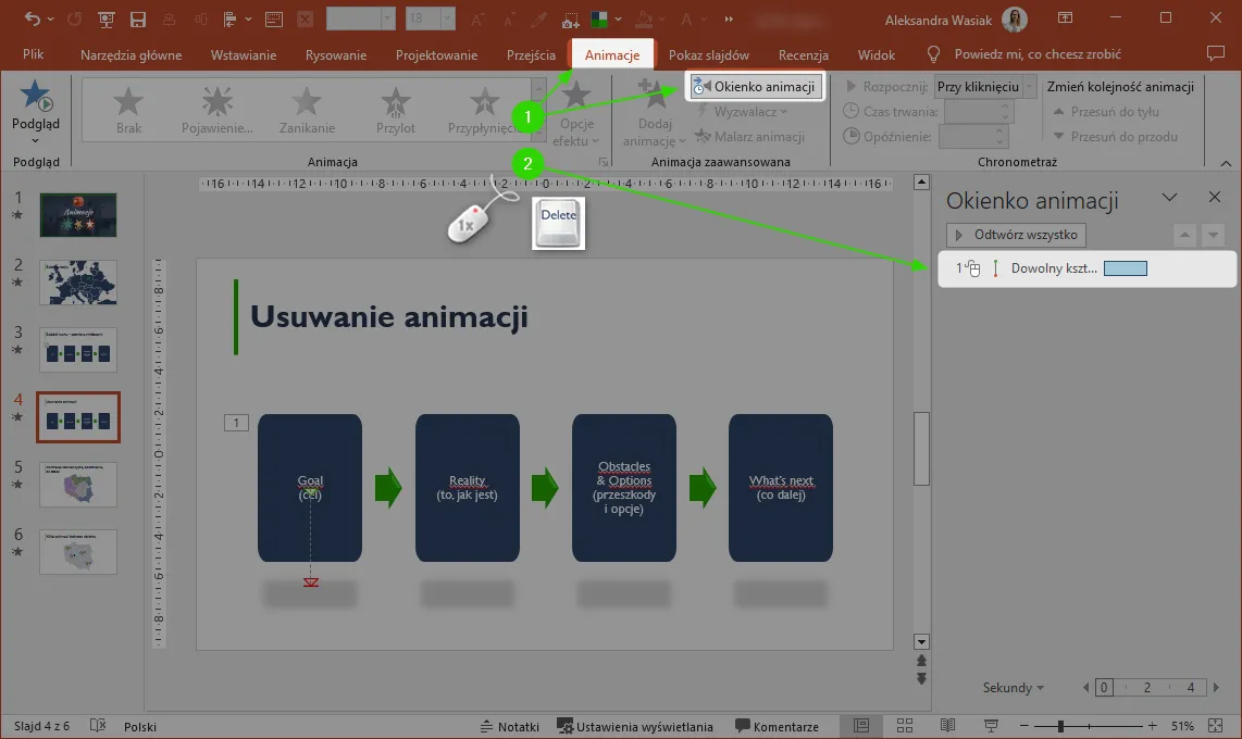 Zdjęcie Jak usunąć animacje w PowerPoint i uprościć swoją prezentację