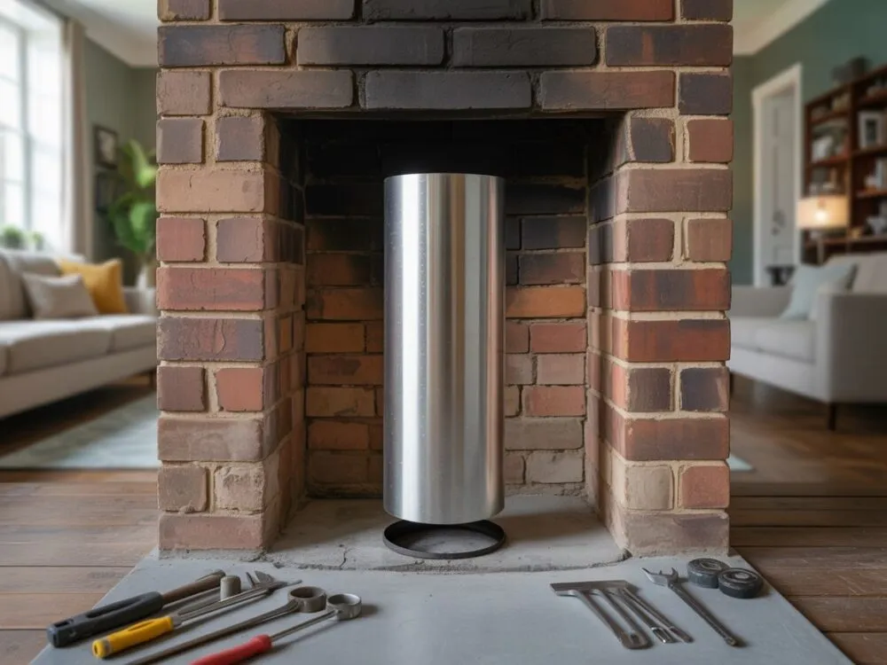Zdjęcie Jaki wkład do komina z cegły wybrać, aby uniknąć problemów?