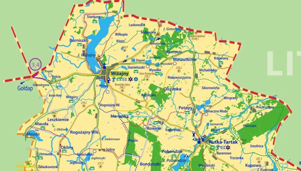 Zdjęcie Najlepsze trasy rowerowe Suwalszczyzna mapa - odkryj ukryte skarby