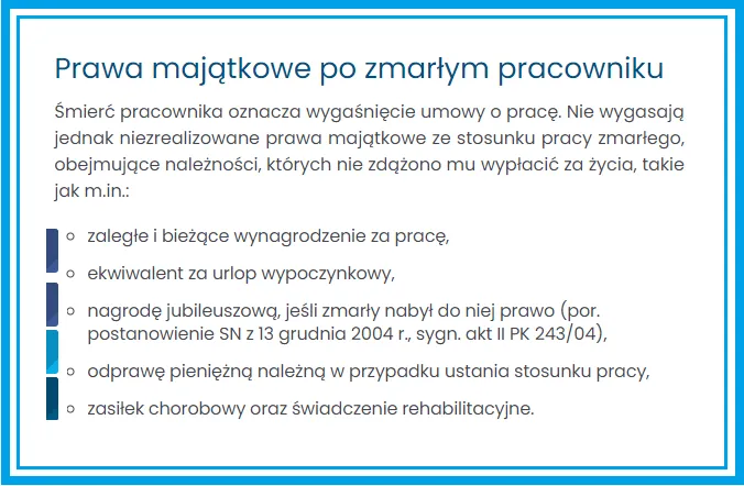 Zdjęcie Na kogo lista płac po śmierci pracownika? Sprawdź, kto ma prawo do wypłaty