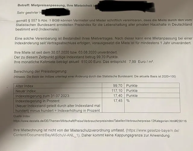 Zdjęcie Index Mietvertrag: So schützen Sie sich vor steigenden Mieten