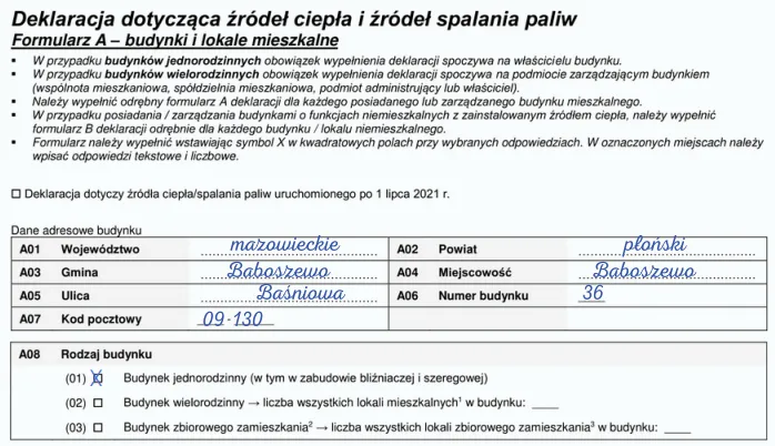 Zdjęcie Wzór wniosku CEEB: Jak prawidłowo zgłosić źródło ogrzewania
