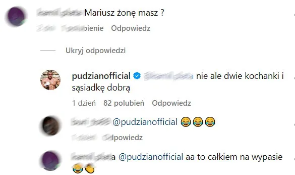 Zdjęcie Czy Mariusz Pudzianowski ma żonę? Odkryj jego życie osobiste