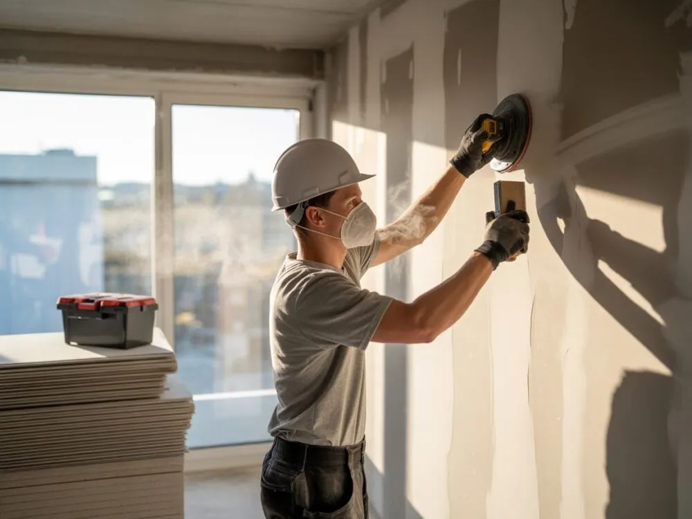 Zdjęcie Jak szlifować tynk gipsowy? Wybierz papier i uzyskaj gładkie ściany