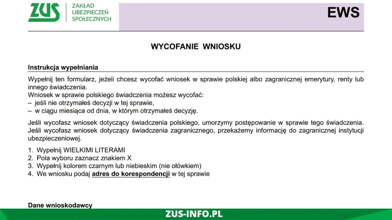 Zdjęcie Czy można wycofać wniosek o emeryturę? Sprawdź, jak to zrobić bez konsekwencji