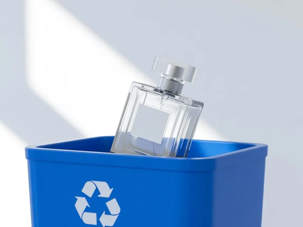 Zdjęcie Gdzie wyrzucić flakon po perfumach? Poznaj najlepsze sposoby recyklingu