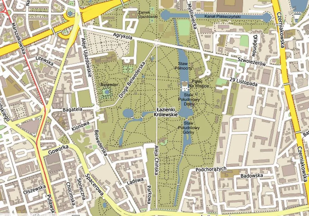 Zdjęcie Łazienki Królewskie w Warszawie: poznaj historyczną dzielnicę miasta