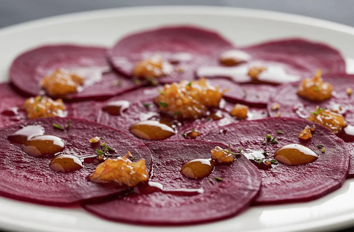 Zdjęcie Idealny sos do carpaccio z buraka? Odkryj sekrety smaku!